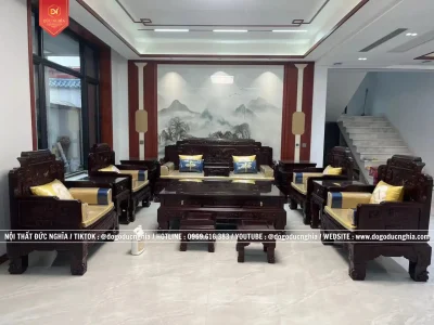 Bộ Ghế Triện Tranh Như Ý | Combo Nội Thất Sang Trọng