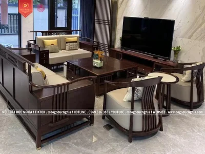 Sofa Gỗ Hiện Đại - Tinh Tế, Sang Trọng