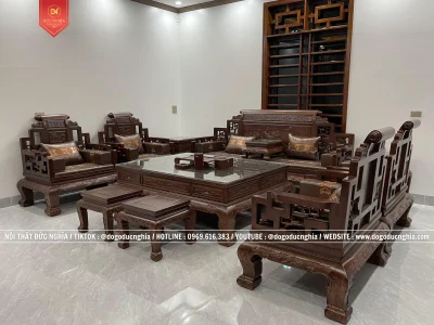 Bộ Ghế Sơn Thủy Hữu Tình 11 Món Víp - Tiêu Chuẩn Xuất Khẩu