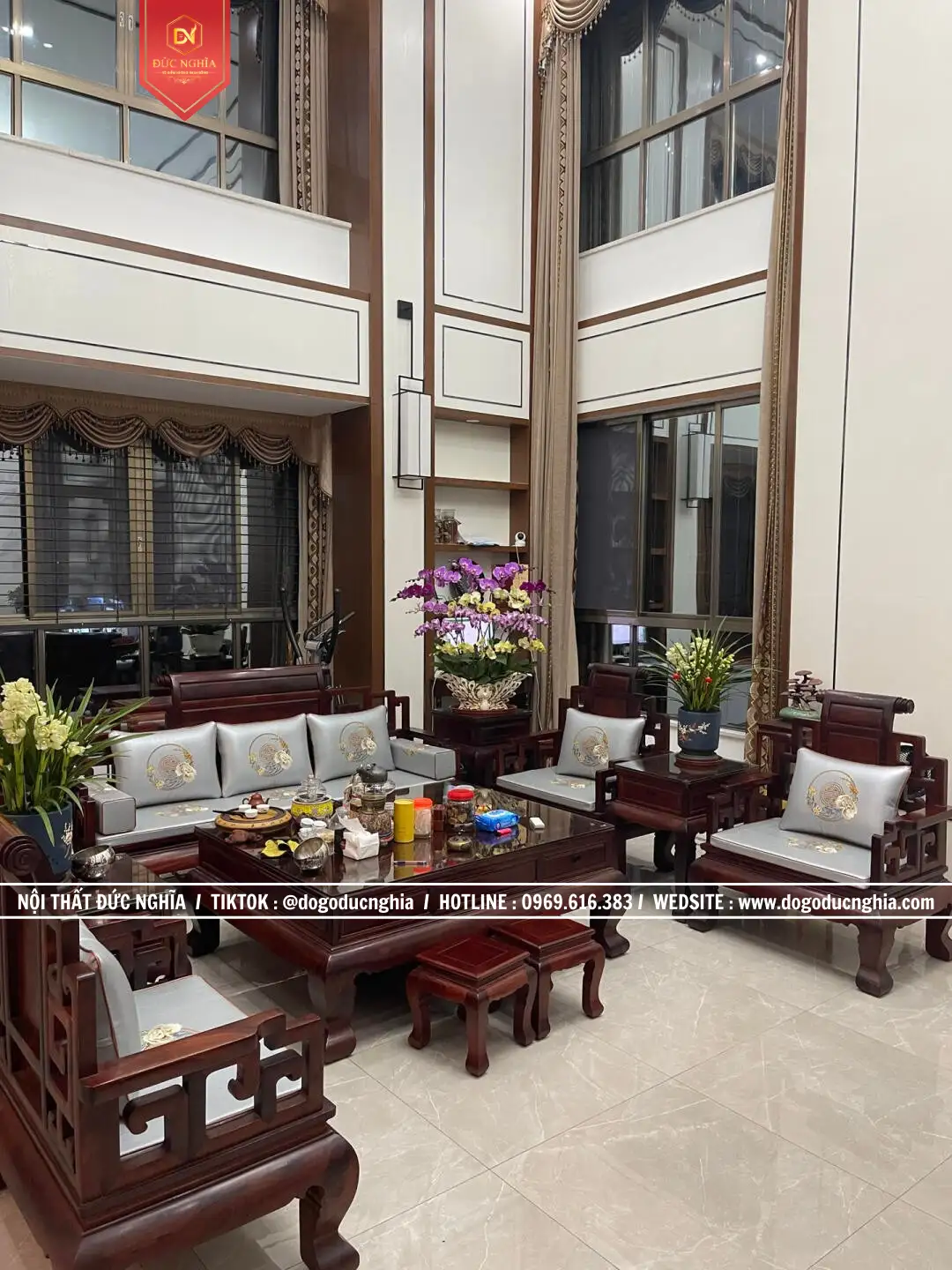 bộ ghế sơn thủy gỗ cẩm lai mộng tàu (2)